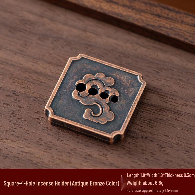 Kodo Multi-Hole Gourd & Water Drop Incense Holders: Turtle, Zen Lotus, Dragon Soaring Designs