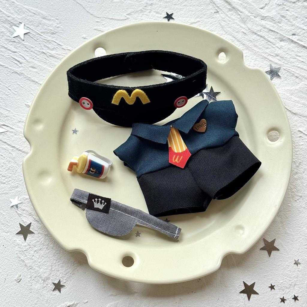 Pro 17cm panenku Labubu V2 V1 Šaty Oblečení Obleček Doplňky Oblečení pro idolovou panenku pro Dětský dárek Labubu Přívěsek Oblečení