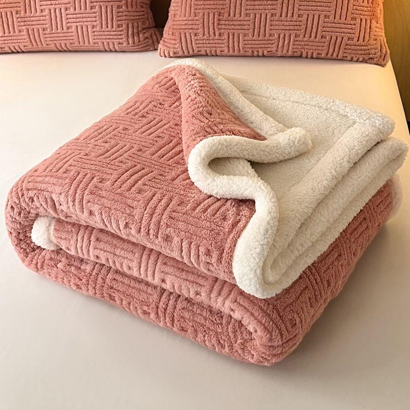 

Мягкий Плюшевый Роскошный Плед - Ультразвуковая Прессовка Современный Накидной Плед для Кровати, Дивана, Домашнего Декора Уютный Постельный Аксессуар, Современная Текстура, Похожая на Флис 100x150cm Blanket