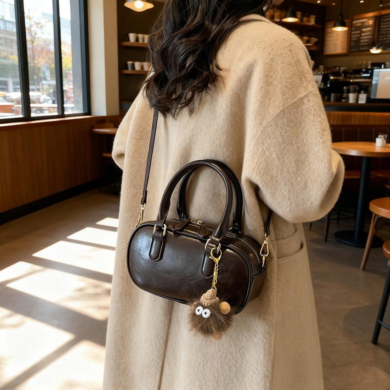Street Style Pu Crossbody Bag For Women With Zipper Closure And Mobile Pocket