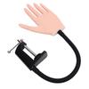 Manicure Practice Hand Model Nail Maniquin Hand Removable Fingers Artificial Hand with Bracket for Beginner