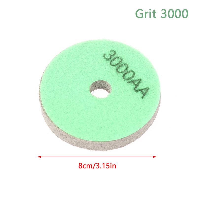 3"Sponge Diamond Polishing Pads Granite  Artificial Stone Polishing Cleaning Tool Concrete Sanding Disc For Polisher
