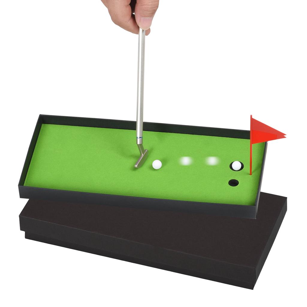 Mini Golf Club Putter Ballpoint Pen Golf Pen Board Game Fun Gift Table Decoration School Supplies and Golf Accessories Combo 5