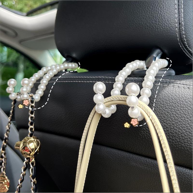 Car Hooks Multi-Functional Car Rear Seat Back Hook Auto Back Seat Storage Organizer Hanger For Handbag Purse Bags Clothes