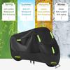 Cross-Border 210D Motorcycle Cover, Rain & Sunproof with Reflective Strips