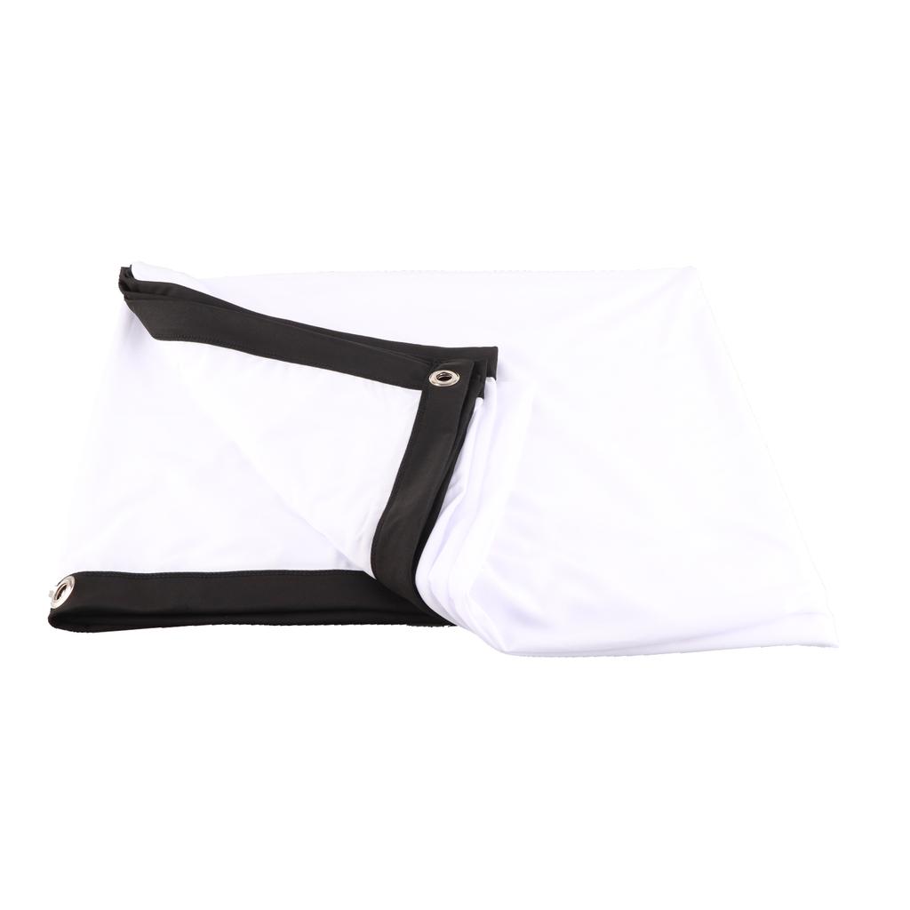 Projector Curtain Projector Screen Diagonal 60100 Inch Portable Foldable Noncrease White Projector Curtain Projection Screen 4:3