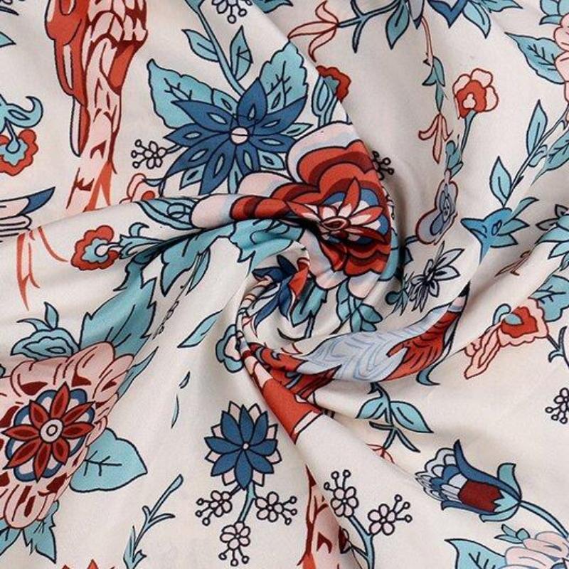 Autumn New Trendy Printed Loose Shirt - Bohemian Long Sleeve Button-Up with Bell Sleeves Button Shirt S-5XL