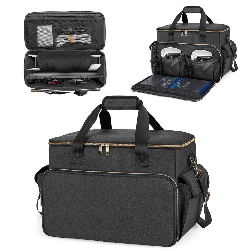 Trunab PS5 Storage Bag, PS5 Case, Carrying Bag for PS5/PS4/PS4 Pro/PS4 Slim/Xbox One/Xbox One X/Xbox One S/PS5