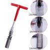 14mm/16mm/21mm Spark Plug Wrench Long Extended Socket Engine Spark Plug Remover for Auto Repair Tool for Car Repair Accessories