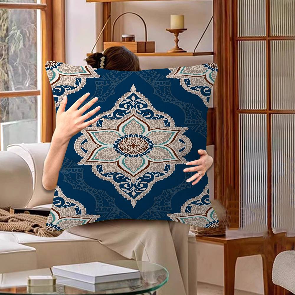 Badik Indonesia Batik Design Pillow Anime Pillow Sofa Bed Head Pillow Cover Cushion Cover 45x45 Cm Fashion