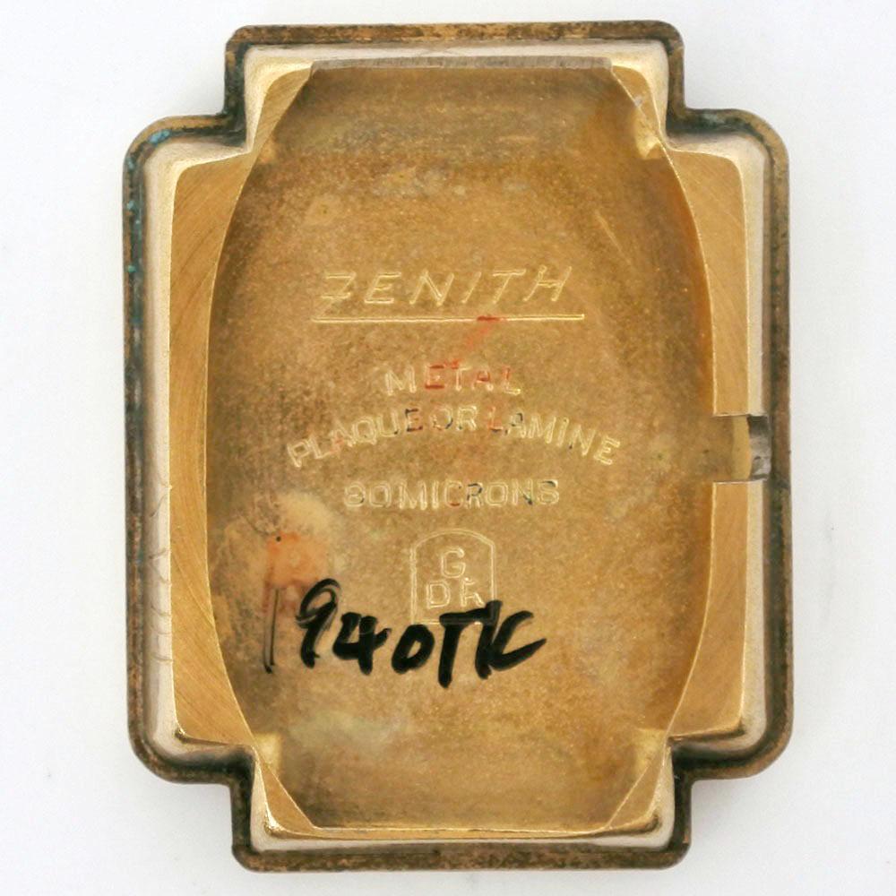 Zenith Uhren Gold/Weißgold Zifferblatt Edelstahl/Geprägtes Leder Handaufzug Damen Gebraucht