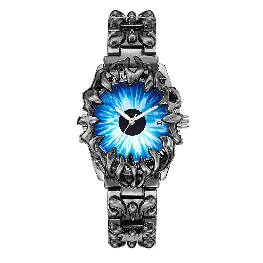 Y2k Red Devil Claw Hot Sell Original Alabaster Style Quartz Watch Men Unisex Hot Medieval Old Unique Creative High Quality Clock