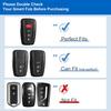 Suitable for Toyota Keychain Cover,with Leather Lanyard,Key Protector for Toyota Camry RAV4 Highlander Avalon C-HR Prius Corolla GT86 Smart Key
