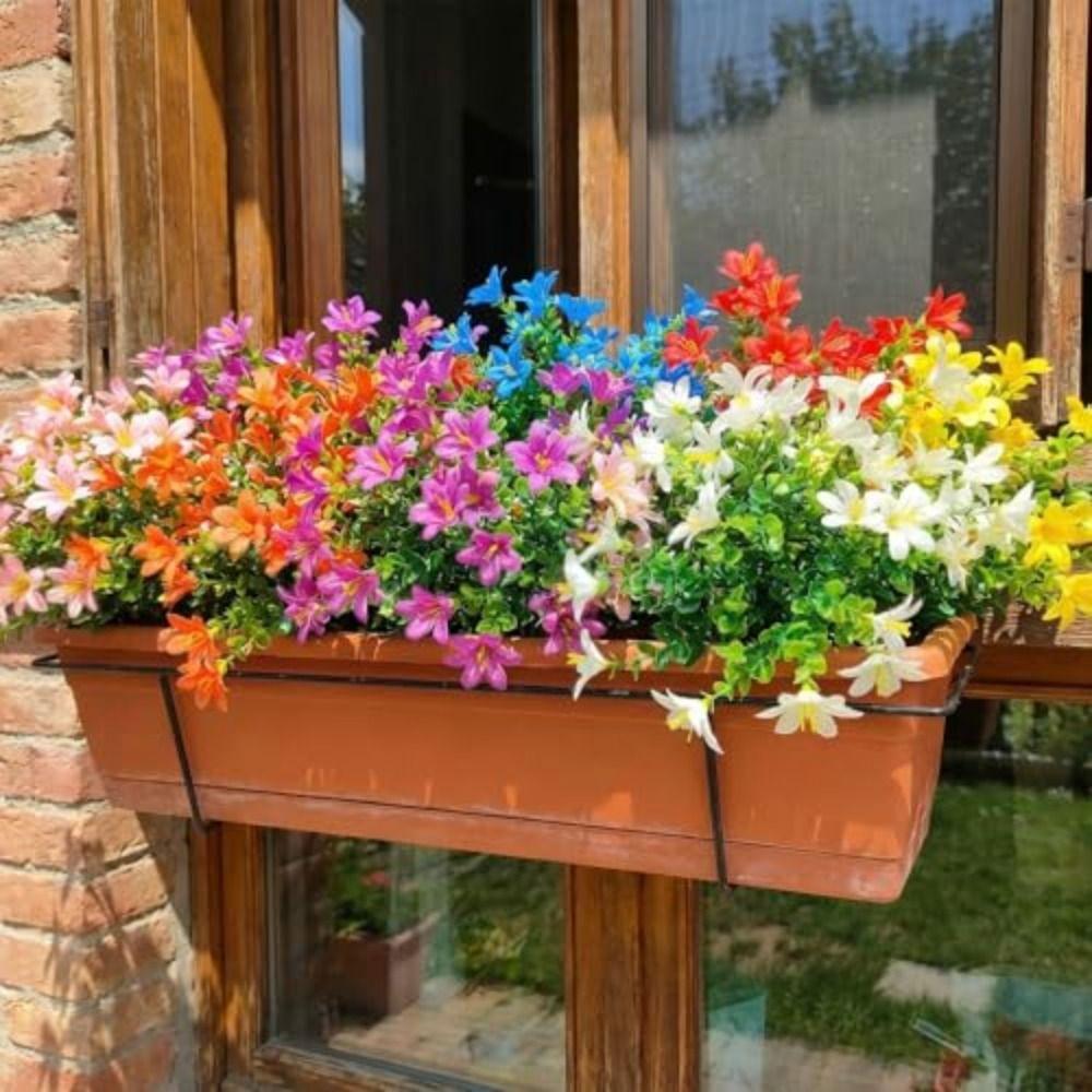 Silk Artificial Morning Glory Flower Fake Faux Flower Bouquet Home Decor