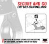 CatEye Bracket Computer Spare Part Black 160-4100 OF-100 Out-Front 526-29225