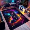 Gaming Rug for Boys Room with Game Controller Design Soft Carpet for Esports Game Room and Bedroom Floor Mat