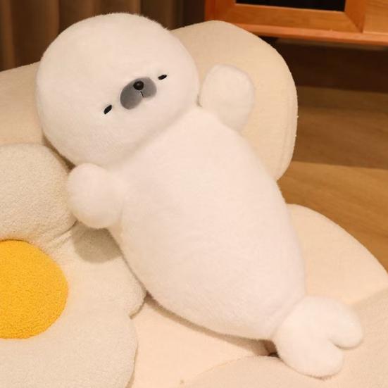 Seal Plush Doll Soft Stuffed Animal Pillow for Sleep & Anxiety Relief 70cm Cute