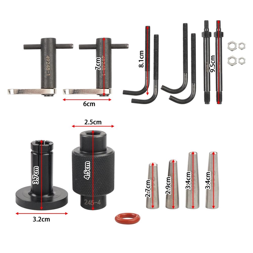 EN-49248 Kraftstoff Injektor Schiene Montage Remover Werkzeug 6706 Oder GM245 Kraftstoff Injektor Dichtungen Werkzeuge EN-49245,EN-51105, für GM Motoren