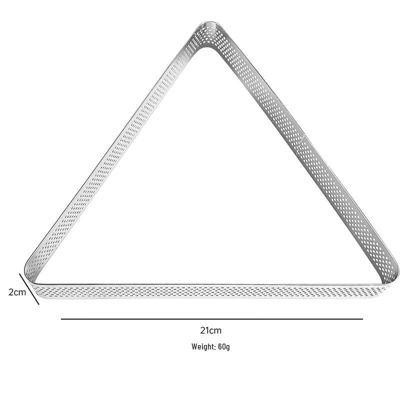MDNG French Perforated Triangular Mousse Ring (3-Pack)