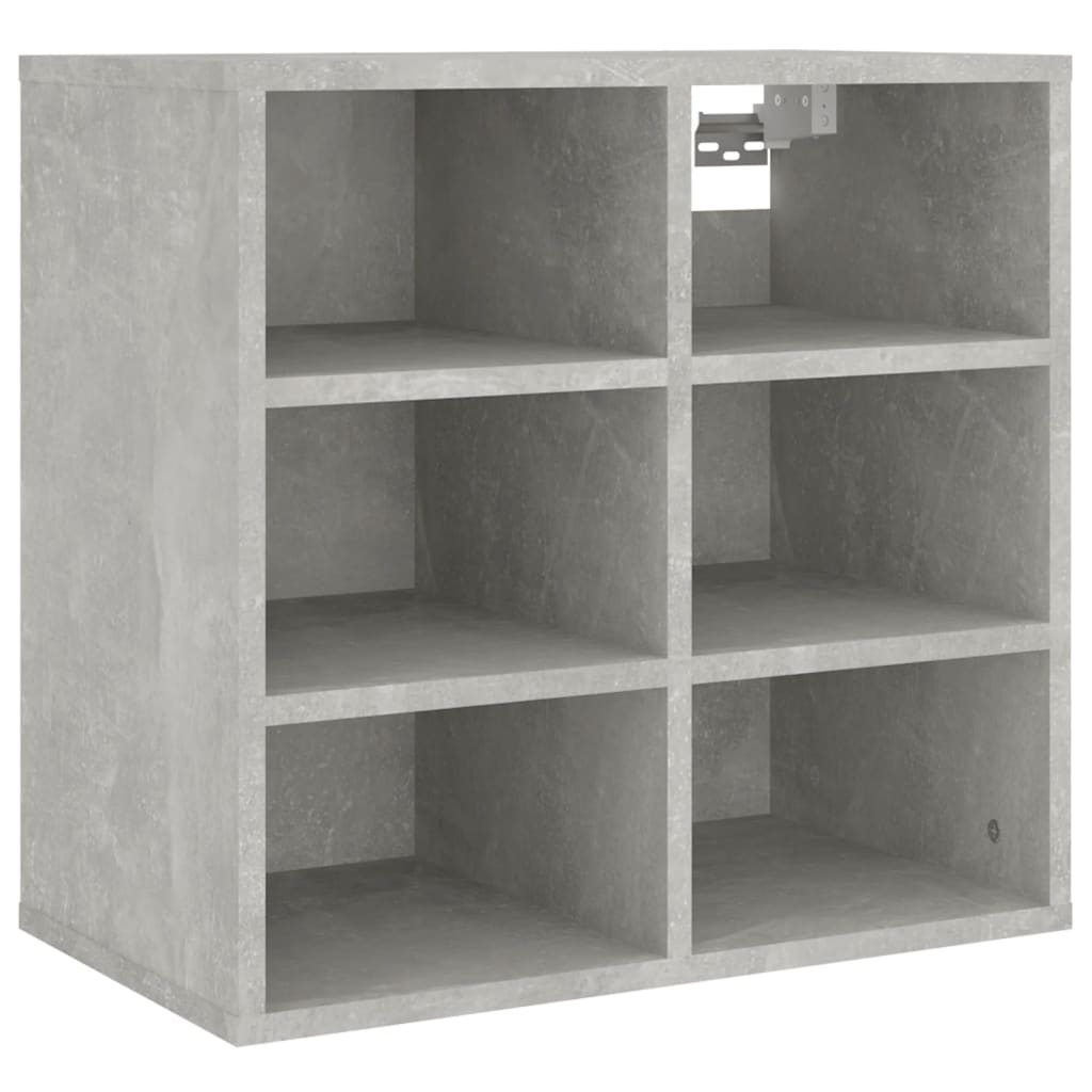Shoe Rack Concrete Grey 52.5 x 30 x 50 cm