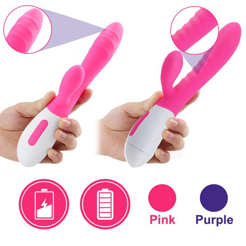 12 Modes G-Spot Vibrator Female Vagina Massager Clitoris Dual Vibrations Dildo Adult Sex Toys