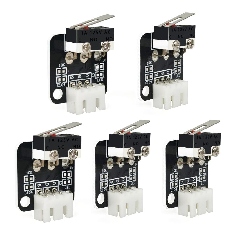 5PCS Limit Switch 3Pin N/O N/C Control Micro Switch For 3D Printer Accessories For CR-10 Series Ender 3 100% Creality Original