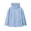Heritage Minimalist Casual Trendy Versatile Durable Woven Loose Hooded Jacket Men Jackets Sky-Blue F11M548702FBU