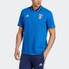 Adidas Italy Team Casual Sport Polo Shirt Short Sleeve Men Tops Blue HT2181