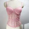 Sexy Lace Corset Top Pure Fit Bustier Camisole Women Slim All