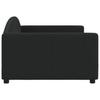 Daybed Black 100x200 Cm Fabric