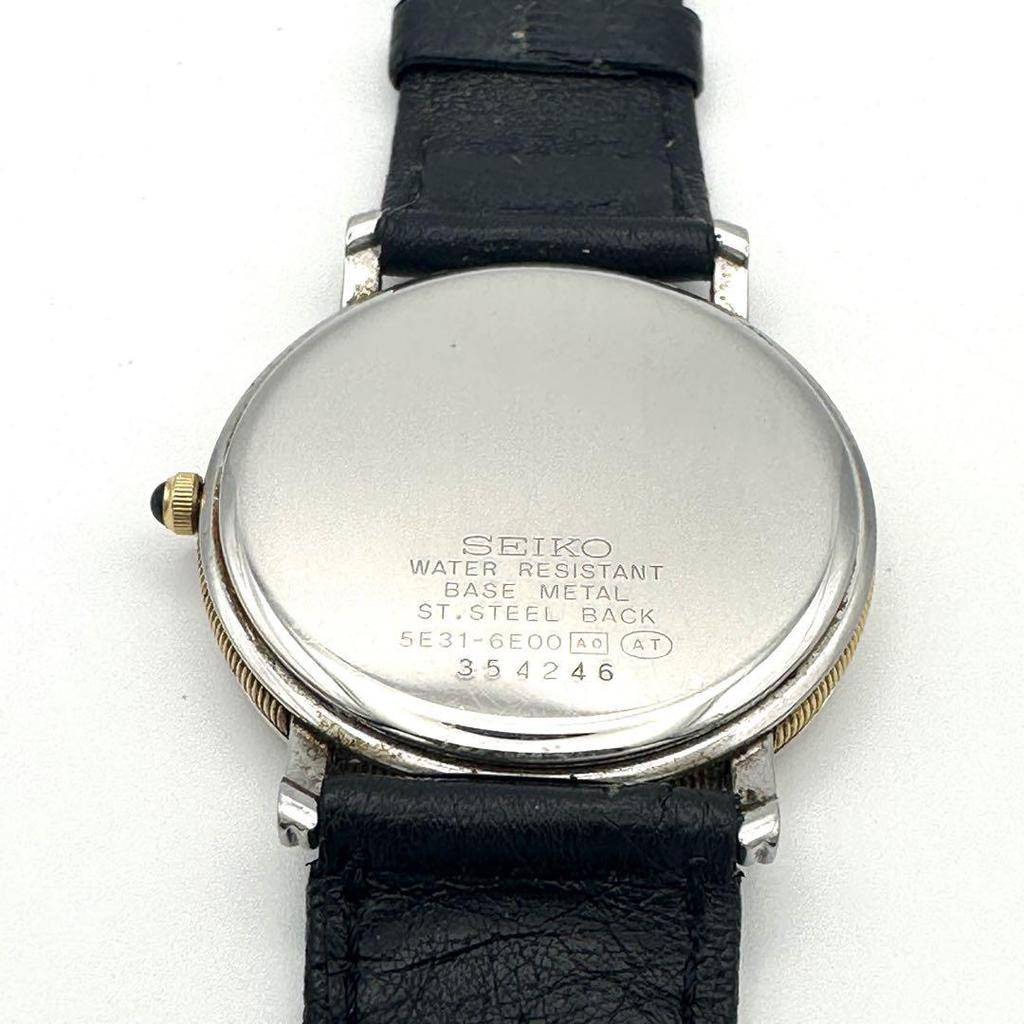[USED] SEIKO DOLCE 5E31-6E00 Unisex Wristwatch