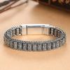 Traditionell tibetansk buddhism Sex tecken Ordspåk Armband Sex ord Mantra Armband för Män Lyckoamulett Armband VJewelry Gåva