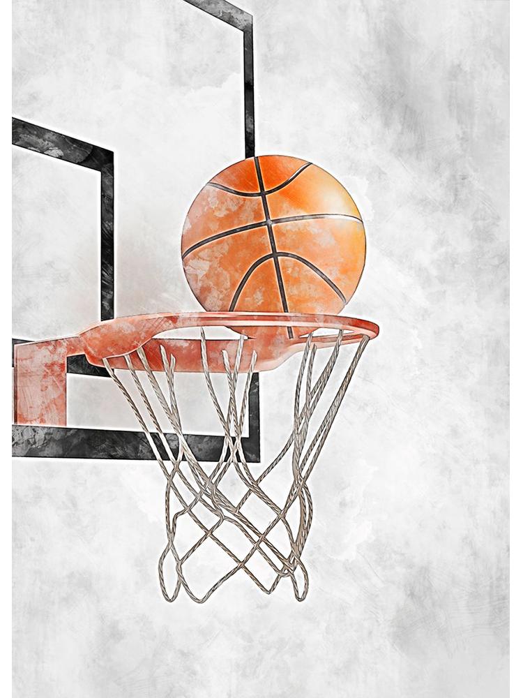 Moderní Basketbal Fotbal Fotbal Plakát Obrazy na plátně Míčové sporty Plakát Tisk Nástěnné umění Obraz Výzdoba obývacího pokoje Cuadros