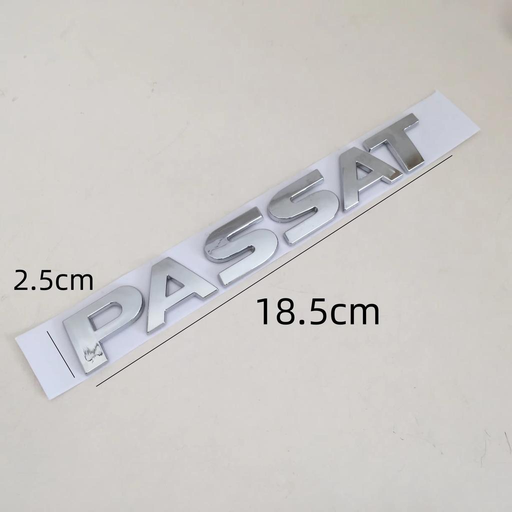 1pcs 3D ABS for PASSAT Car Letters Rear Bumper Trunk Emblem Sticker Badge Decal styling auto Accessories
