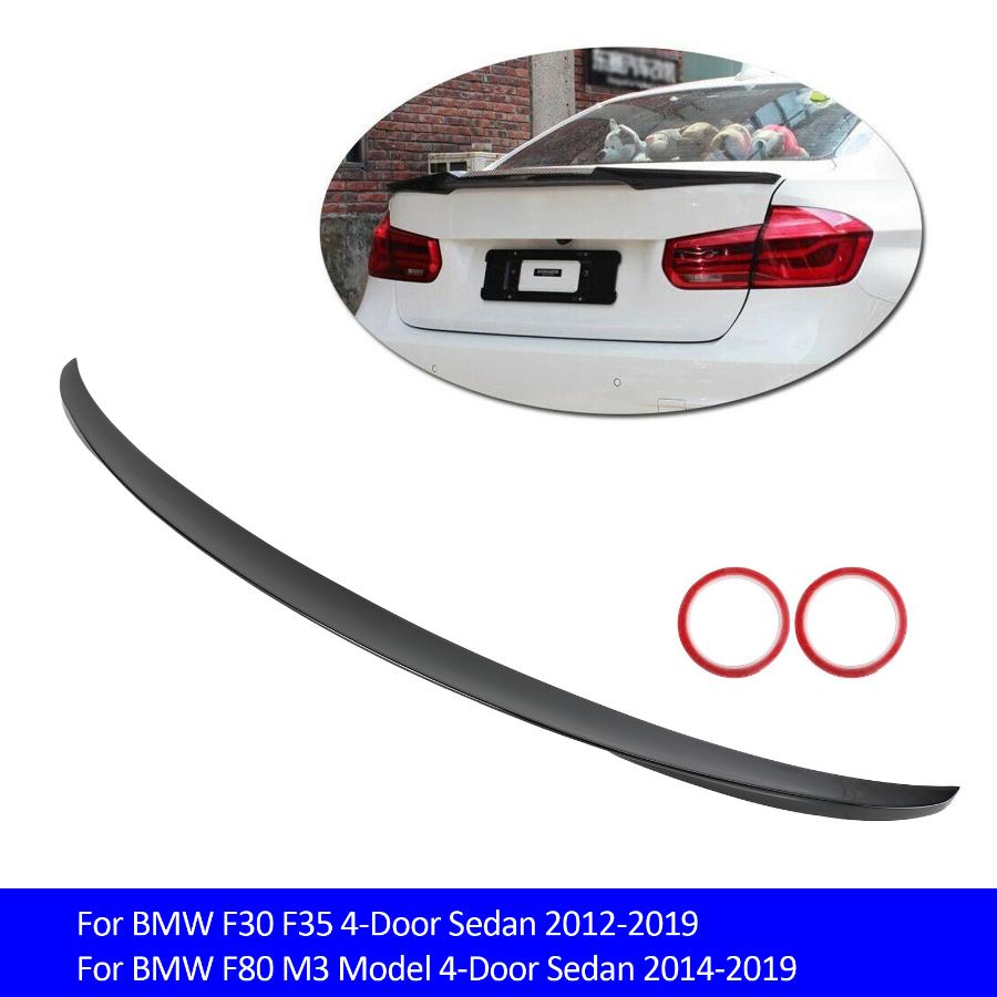 Rear Trunk Spoiler Wing for BMW 3 Series F30 F35 2012-2019 Gloss Black