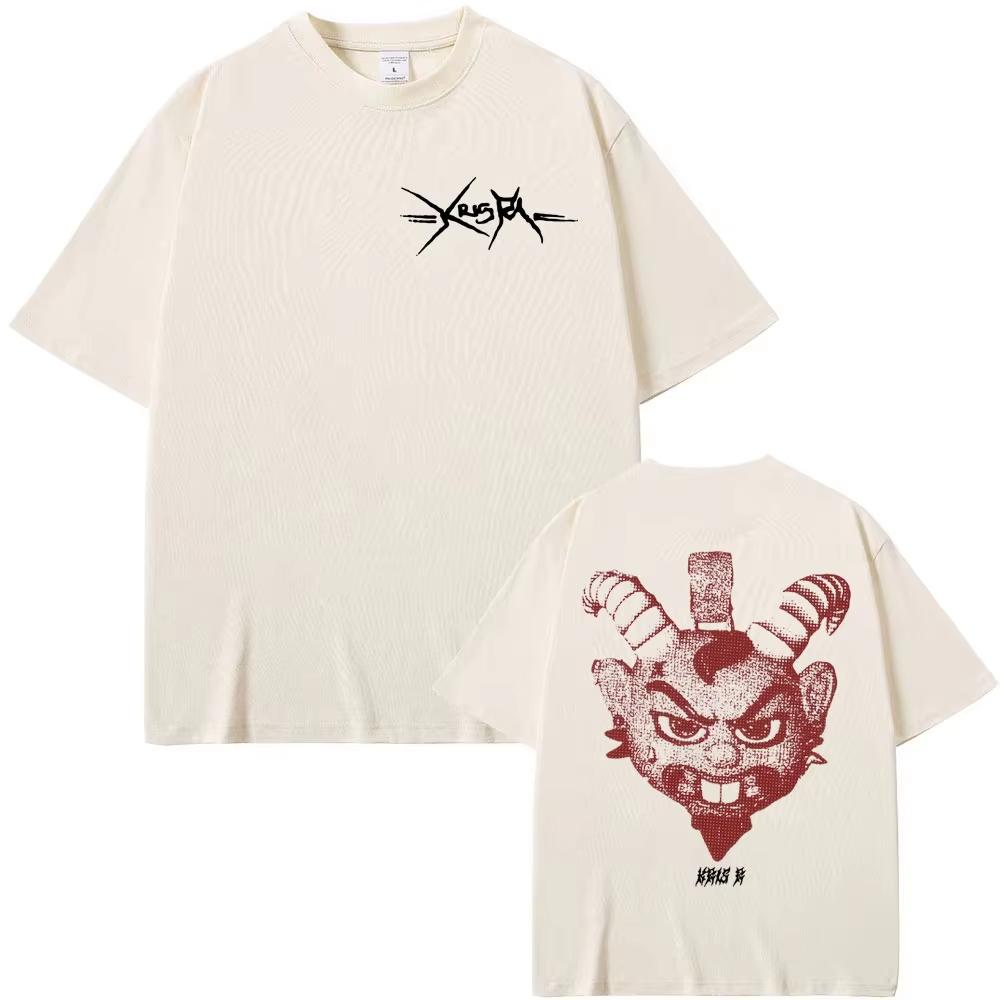 Rapper Kris R Ec Trap De Medallo Album Graphic TShirt Men Women Harajuku Vintage Classic Tshirts Short Sleeve Top