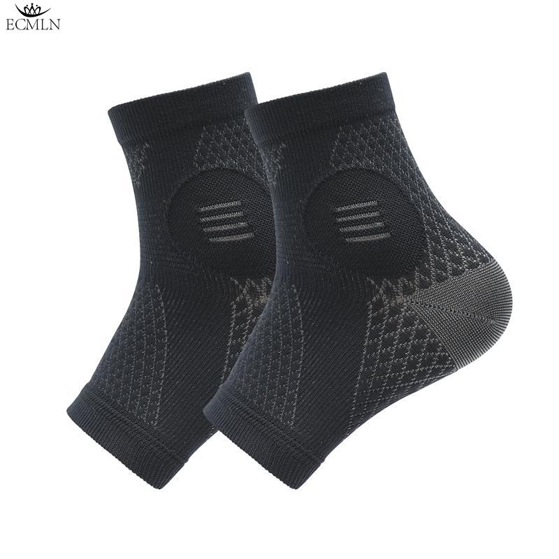 Unisex Compression Ankle Support Socks Compression Running Ankle Socks Wicking Cushioned Athletic Relief  Socks