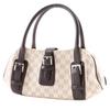 Loewe Sender Tote Bag Anagram Handbag Beige Canvas Women Used