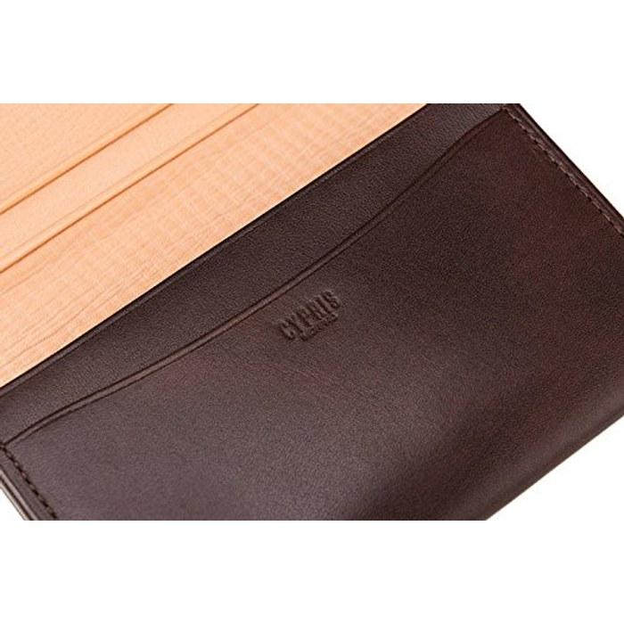 [Kipris] Business Card Case (Sasumachi) Shirasagi Leather 8226 (Chocolate) Chocolate W115xH72xD15mm