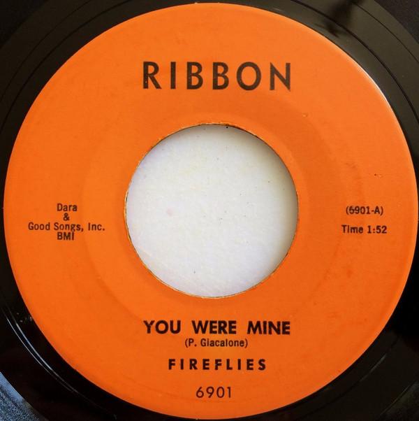 

7inch Record FIREFLIES - You Were Mine 6901 Ribbon 1959 US Rock Used