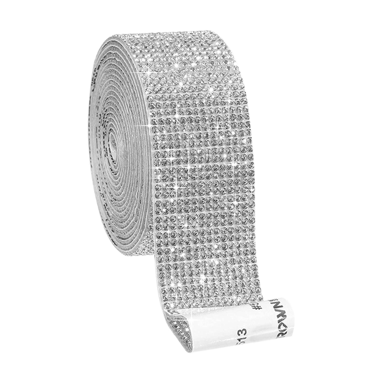 

Самоклеящаяся лента со стразами и бриллиантами DIY украшение из драгоценных камней C белый