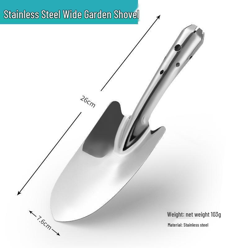 Versatile Gardening Tool Set: Small Shovel, Rake, Hoe, and Weeder for Planting and Soil Maintenance.