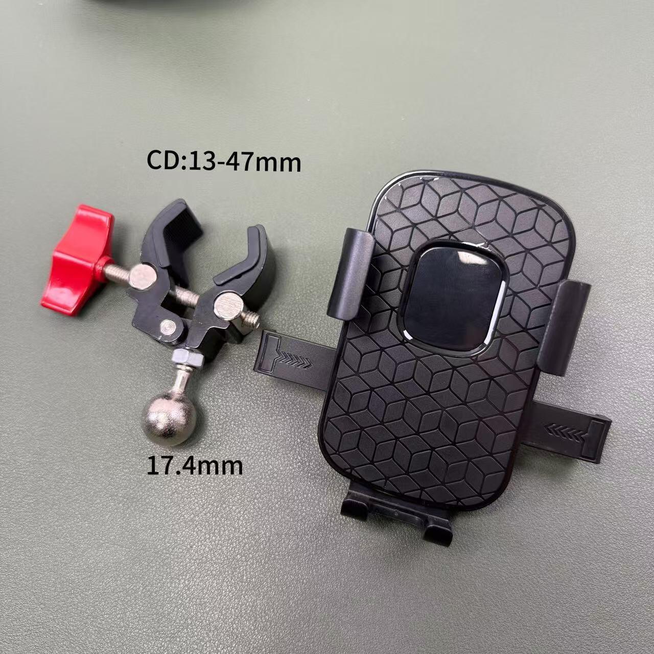 

Aluminum Alloy Crab Claw Ball Head Phone & Tablet Holder for Cycling Handlebars