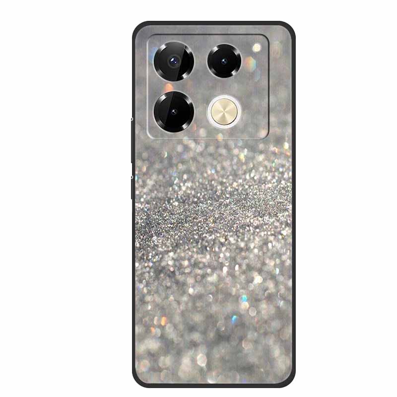 For Infinix Note 40 Pro 5G Case TPU Soft Silicone Cover Phone Cases for Infinix Note 40 40pro 4G Flowers Lovely Coque Fundas