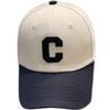 Korean Version of Letter C Color blocked Baseball Hat for Women In Spring and Summer Fashion Versatile Street Fashion Couple Baseball Hat Men