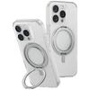 Custodia per iPhone 16 Pro UNIQ con Supporto Rotante Trasparente
