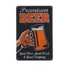 Shabby Chic BEER Vintage Metal Sign Bar Cafe Pub Tavern Home Decor Beer Wine Art Painting Plate Plaque 30x20cm