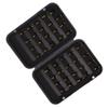 40 Pcs Fly Fishing Lure Kit Lifelike Bright Color Hand Woven Professional Fly Fishing Baits with Waterproof Tackle Box