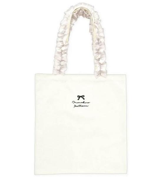 Сумка-тоут с ручками-рюшами и лентой