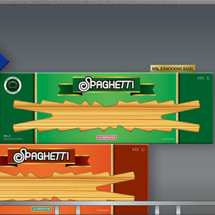 

LE SSERAFIM [СПАГЕТІ] 1-Й СИНГЛОВИЙ АЛЬБОМ (24 жовтня 2025) VOL.2 KNOCKING BASIL